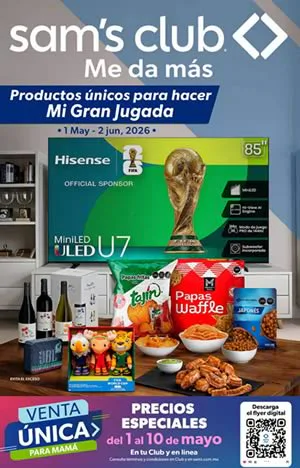 Cuponera Sam’s Club Mayo 2026