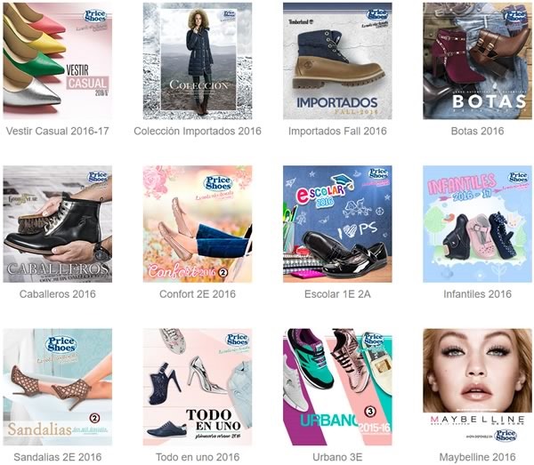 Cómo comprar catálogos Price Shoes