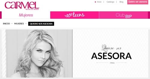 Cómo afiliarse a Carmel por catálogo